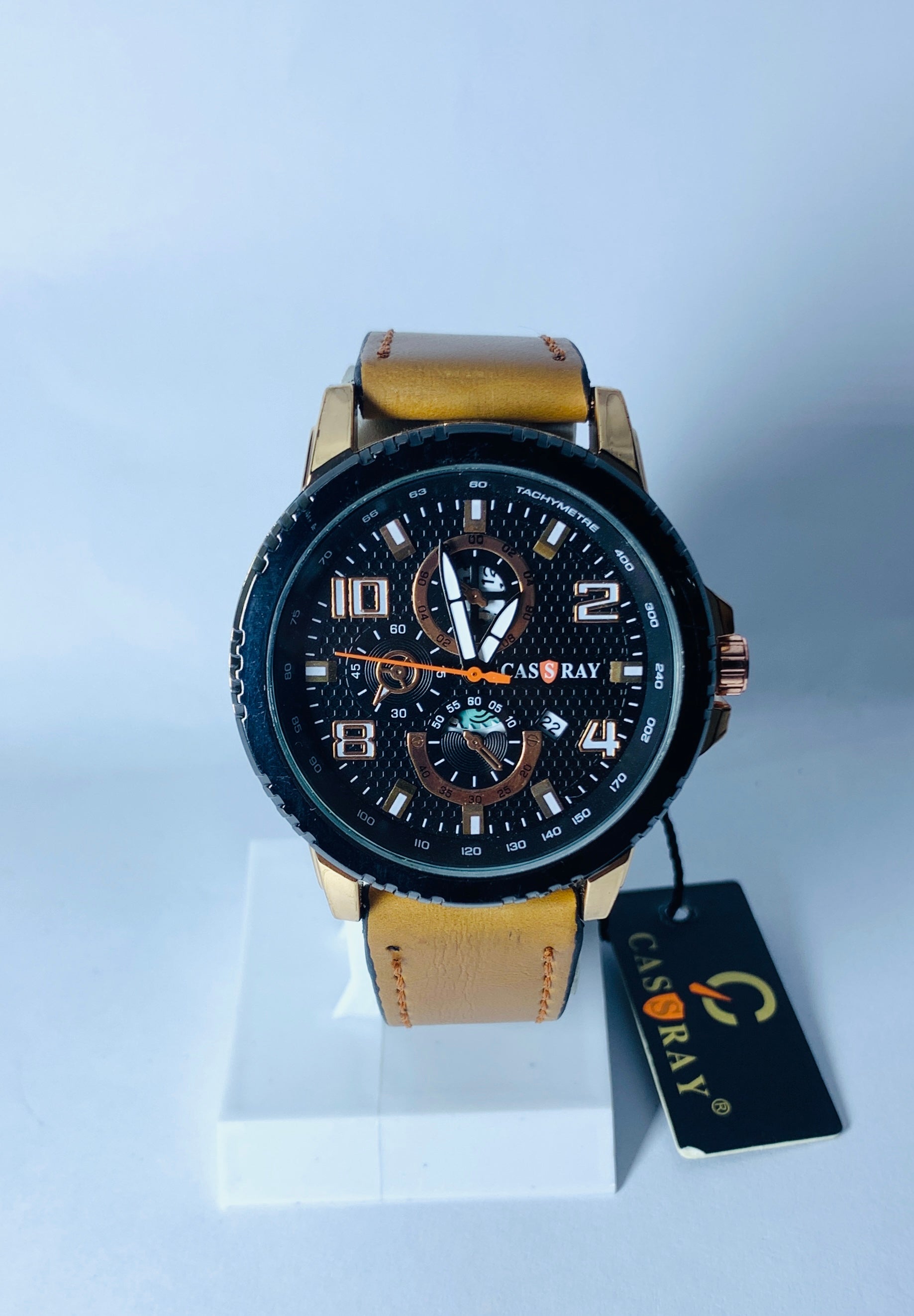 Unisex Millennium Light Brown Color Trendy Casual Watch - TIME GHAR